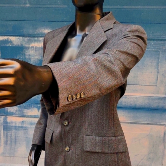 CHRISTIAN DIOR MONSEUR LUXURY PIN STRIPE BLAZER